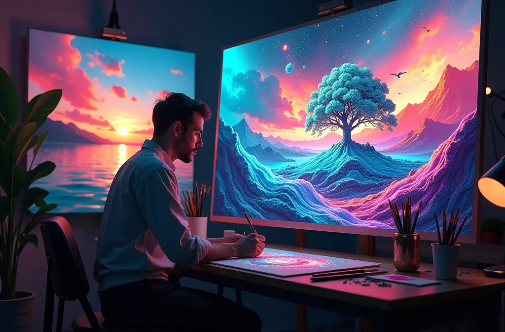 VSDC AI Art Generator: Create Stunning Artwork Effortlessly